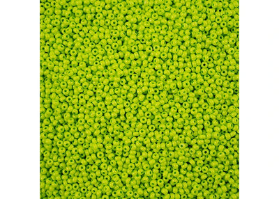 Preciosa Seedbead 11/0 - SB43118 Chalk Terra Intensive Light Green Loose