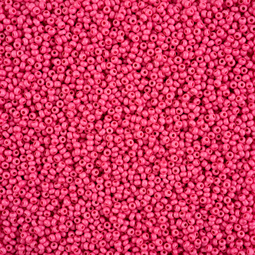 Preciosa Seedbead 11/0 - SB43124 Chalk Terra Intensive Rose Matt