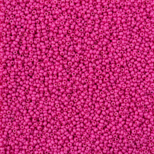 Preciosa Seedbead 11/0 - SB43125 Chalk Terra Intensive Pink Matt