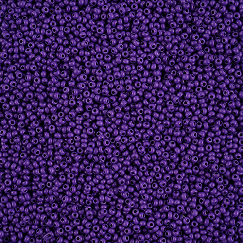 Preciosa Seedbead 11/0 - SB43127 Chalk Terra Intensive Purple Matt