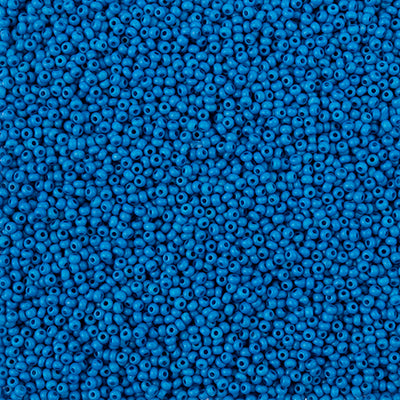 Preciosa Seedbead 11/0 - SB43128 Chalk Terra Intensive Blue Matt