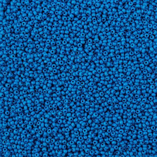 Preciosa Seedbead 11/0 - SB43128 Chalk Terra Intensive Blue Matt