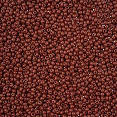 Preciosa Seedbead 11/0 - SB43146 Chalk PermaLux Dyed Brown