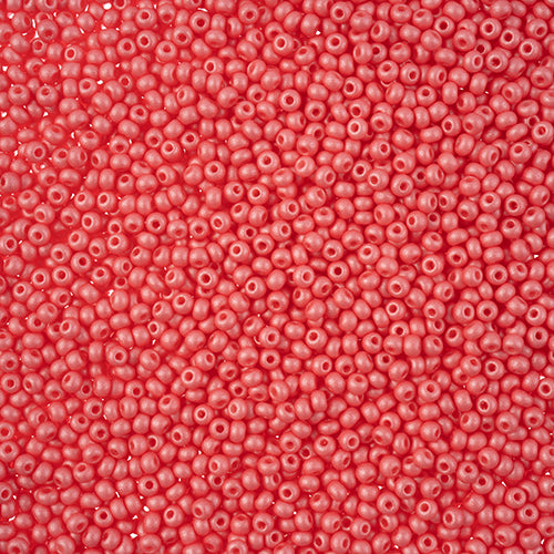 Preciosa Seedbead 11/0 - SB43148 Chalk PermaLux Dyed Pink