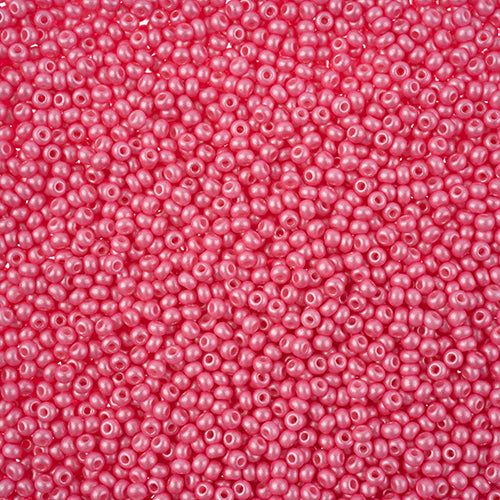 Preciosa Seedbead 11/0 - SB43149 Chalk PermaLux Dyed Light Pink