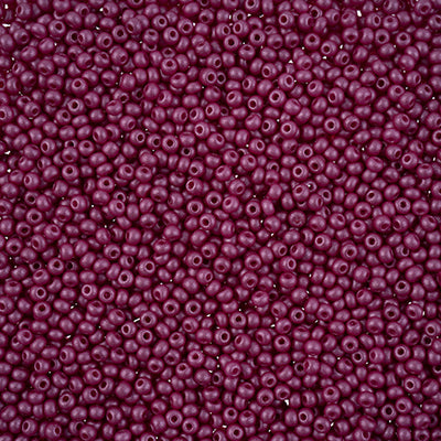 Preciosa Seedbead 11/0 - SB43152 Chalk PermaLux Dyed Purple