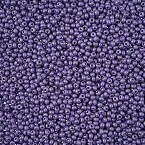 Preciosa Seedbead 11/0 - SB43153 Chalk PermaLux Dyed Lavender