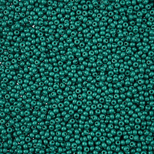 Preciosa Seedbead 11/0 - SB43156 Chalk PermaLux Dyed Sea Green