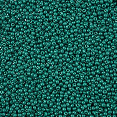 Preciosa Seedbead 11/0 - SB43156 Chalk PermaLux Dyed Sea Green