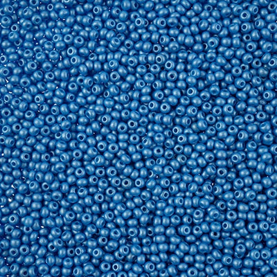 Preciosa Seedbead 11/0 - SB43159 Chalk PermaLux Dyed Light Blue