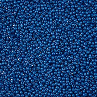 Preciosa Seedbead 11/0 - SB43160 Chalk PermaLux Dyed Blue