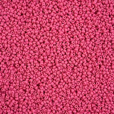 11/0 - SB43172 Fuchsia mat permalux chalk · Preciosa rocaille