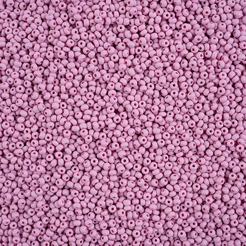 Preciosa Seedbead 11/0 - SB43173 Chalk PermaLux Dyed Violet Matt