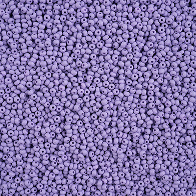 Preciosa Seedbead 11/0 - SB43175 Chalk PermaLux Dyed Lavender Matt