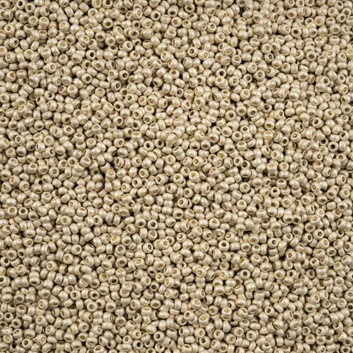 Preciosa Seedbead 11/0 - SB43184 Off White Terra Metallic