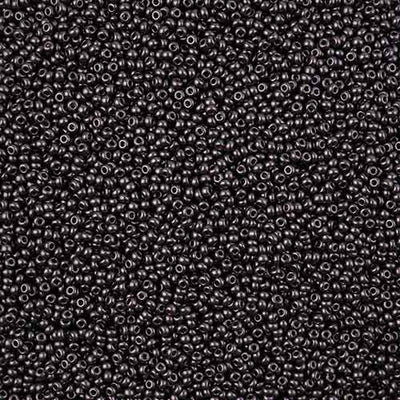 11/0 - SB43226 Pearl Black Jet Terra · Preciosa Seed Beads