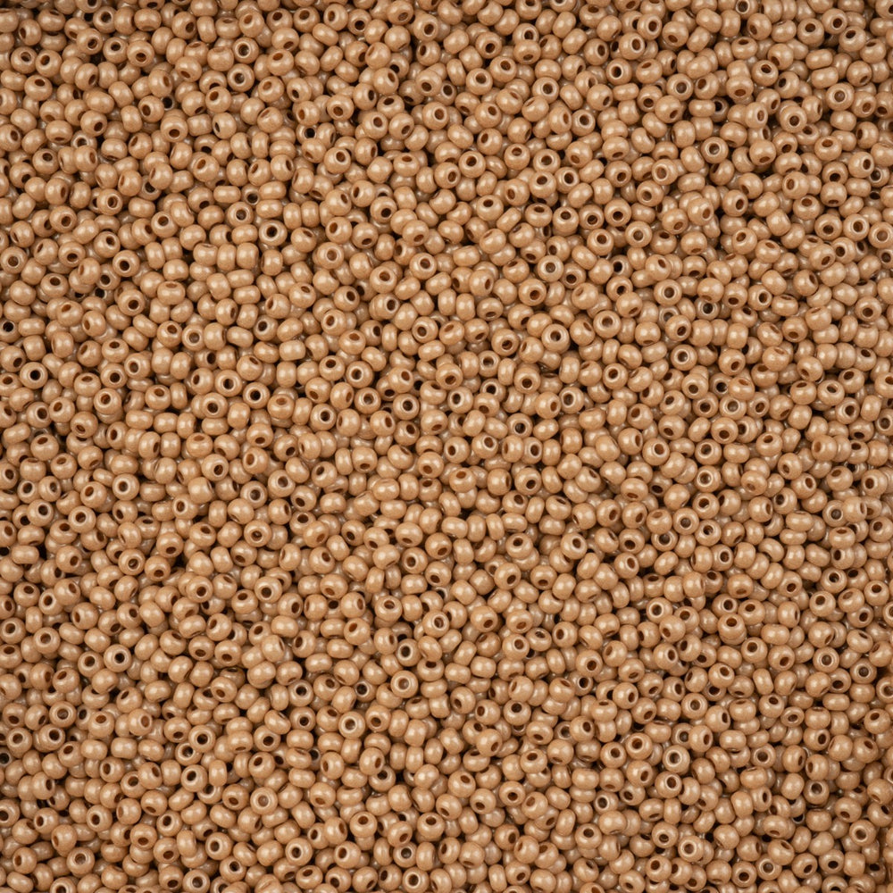 11/0 - SB43232 Brun nacré lustrée terra opaque · Preciosa rocaille