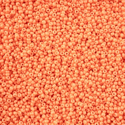 11/0 - SB43235 Orange Tango Chalk solgel dyed · Preciosa Seed Beads