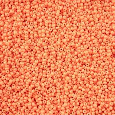 11/0 - SB43235 Orange Tango Chalk solgel dyed · Preciosa Seed Beads