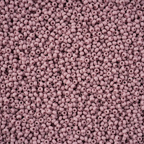 11/0 - SB43240 Plum Chalk dyed solgel · Preciosa Seed Beads