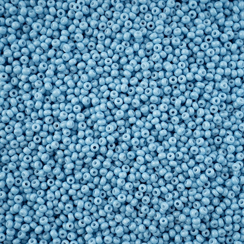 11/0 - SB43244 Blue Chalk solgel dyed · Preciosa Seed Beads