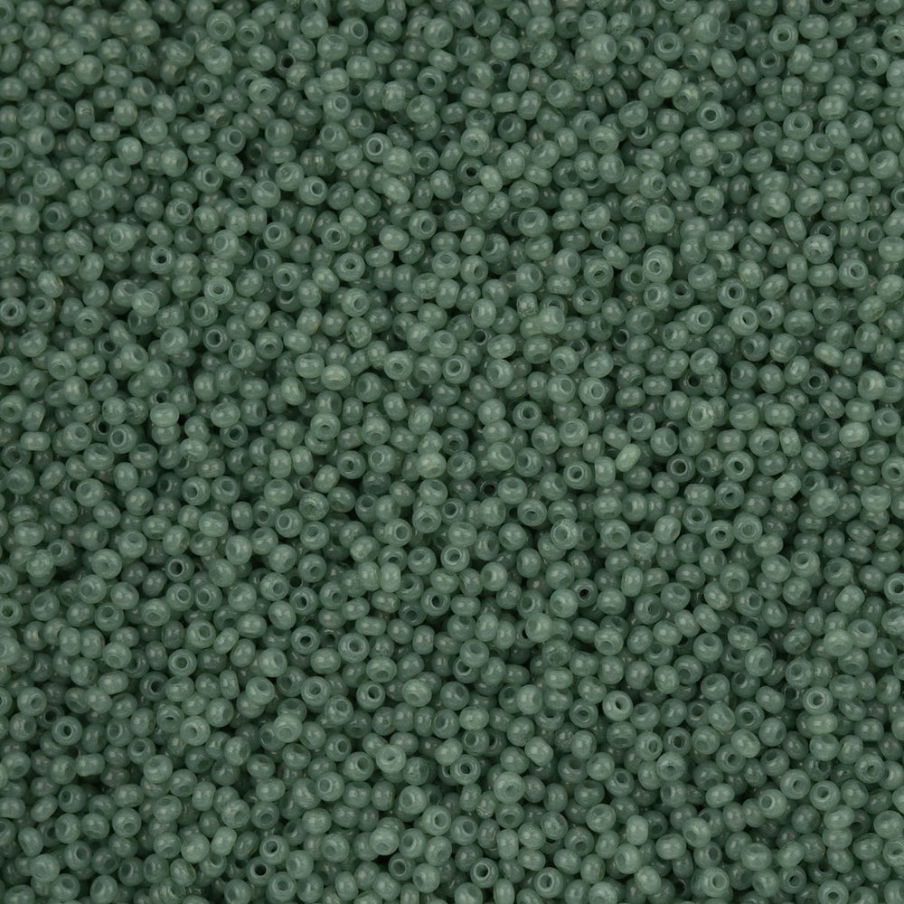 11/0 - SB43274 Eucalyptus solgel albâtre · Preciosa rocaille