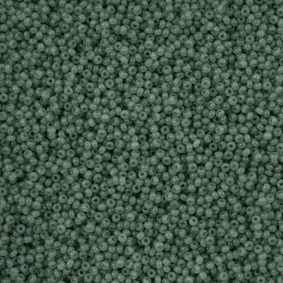 11/0 - SB43274 Eucalyptus solgel albâtre · Preciosa rocaille