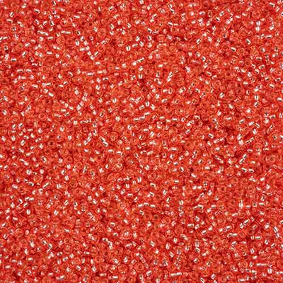 11/0 - SB43282 Silverlined Pink Solgel · Preciosa Seed Beads