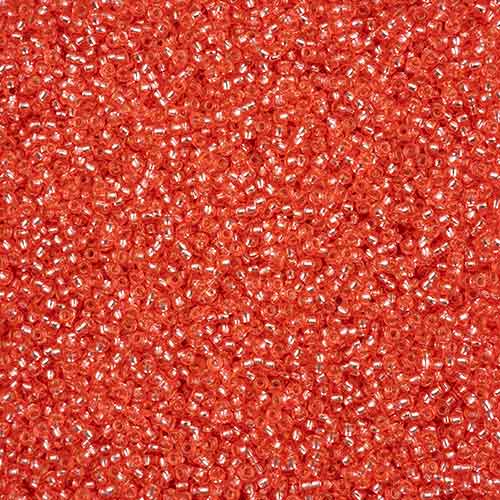 11/0 - SB43282 Silverlined Pink Solgel · Preciosa Seed Beads