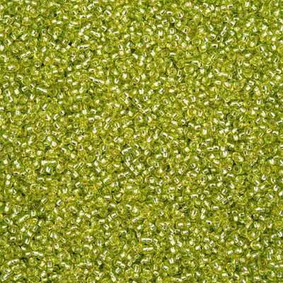 11/0 - SB43294 Silverlined Light Green Solgel · Preciosa Seed Beads