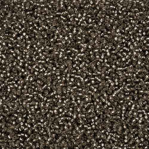 11/0 - SB43300 Silverlined Grey Solgel · Preciosa Seed Beads