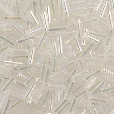 N°3 (6mm) Bugle - Preciosa® CZECH Perles de verre / Ø=1.0mm