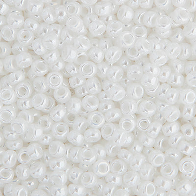 Miyuki Seed Beads 11/0 - SB0420 Opaque White Pearl Luster