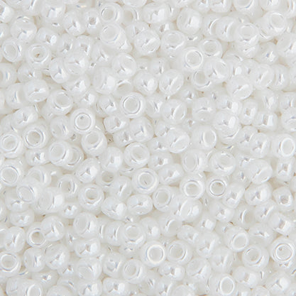 Miyuki Seed Beads 11/0 - SB0420 Opaque White Pearl Luster