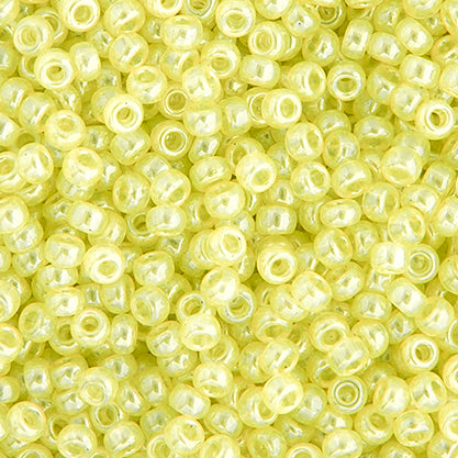 Miyuki Seed Beads 11/0 - SB0514 Alabaster Pale Yellow Ceylon Lined-Dyed