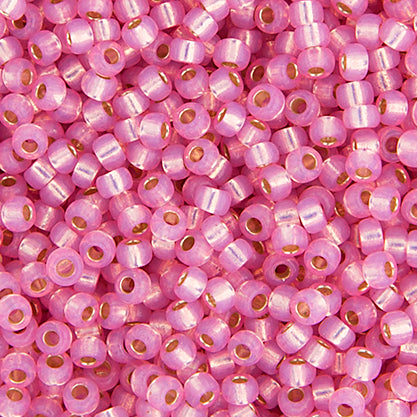 Miyuki Seed Beads 11/0 - SB0555 Alabaster LT. Rose Silver Lined Opal Dyed