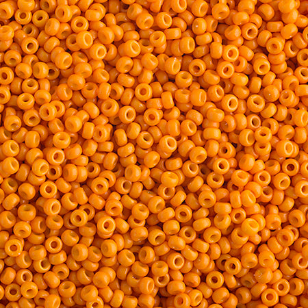 Miyuki Seed Beads 11/0 - SB4454 Opaque Cheddar Orange Duracoat