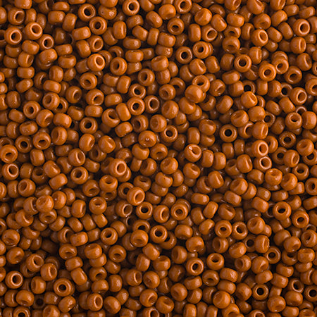 Miyuki Seed Beads 11/0 - SB4458 Opaque Duracoat Dyed Pumpkin Orange