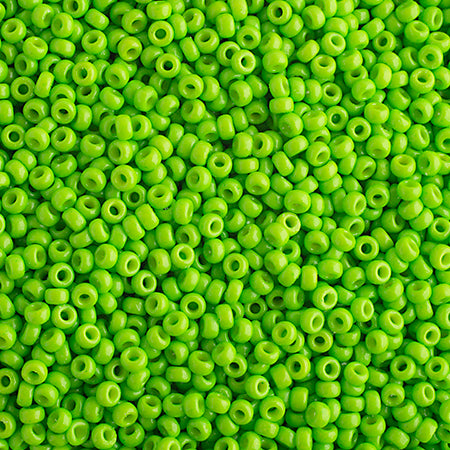 Miyuki Seed Beads 15/0 - SB4471 Opaque Duracoat Dyed Neon Green