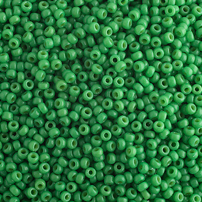 Miyuki Seed Beads 15/0 - SB4476 Opaque Duracoat Dyed Fiji Green