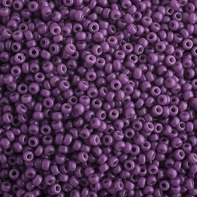 Miyuki Seed Beads 15/0 - SB4490 Opaque Duracoat Dyed Dark Mauve