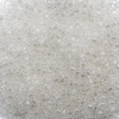 Miyuki Square Beads 1,8 mm - SQB0131FR Transparent Crystal AB Matte