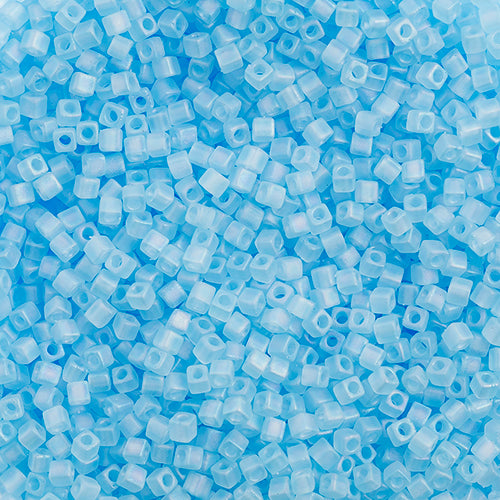 Miyuki Square Beads 1,8 mm - SQB0148FR Transparent Aqua AB Matte