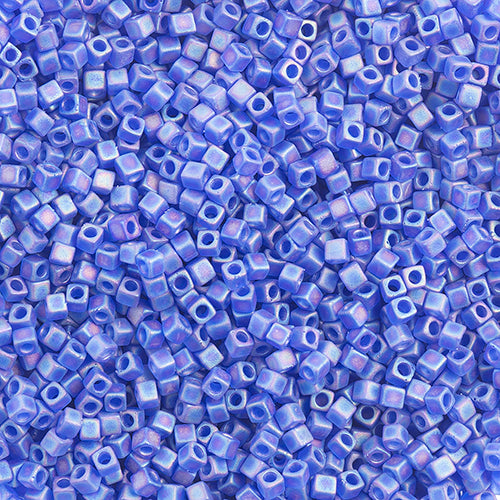 Miyuki Square Beads 1,8 mm - SQB0151FR Transparent Cobalt AB Matte