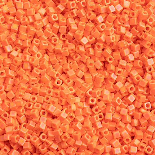 Miyuki Square Beads 1,8 mm - SQB0406FR Opaque Matte Orange AB