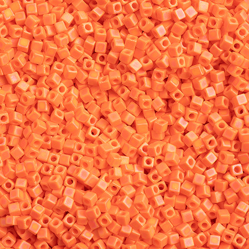 Miyuki Cube 1.8 mm - SQB0406FR Orange mat AB Opaque