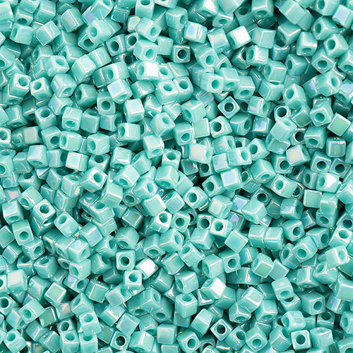 Miyuki Square Beads 1,8 mm - SQB0481 Opaque Turquoise AB