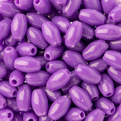 9x6mm - Plastic Oval Beads  · 1000 pcs