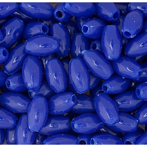 9x6mm - Plastic Oval Beads  · 1000 pcs