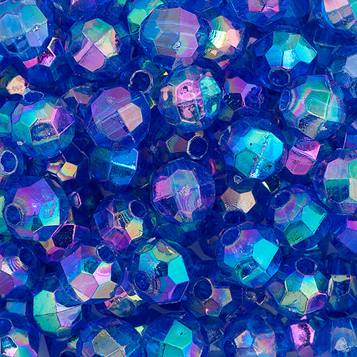 6mm - Perle à facettes en acrylique • 1000 pcs